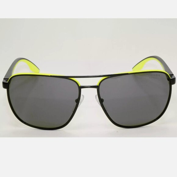 Prada Black Pilot Matte Sunglasses - Picture 2 of 7